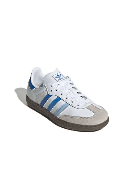 Scarpe Adidas Samba OG Bianco Blu Bambini ADIDAS ORIGINALS | Sneakers | JP5493-